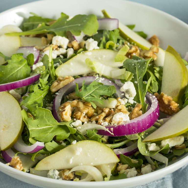 Escarole Salad with Pears and Blue Cheese
