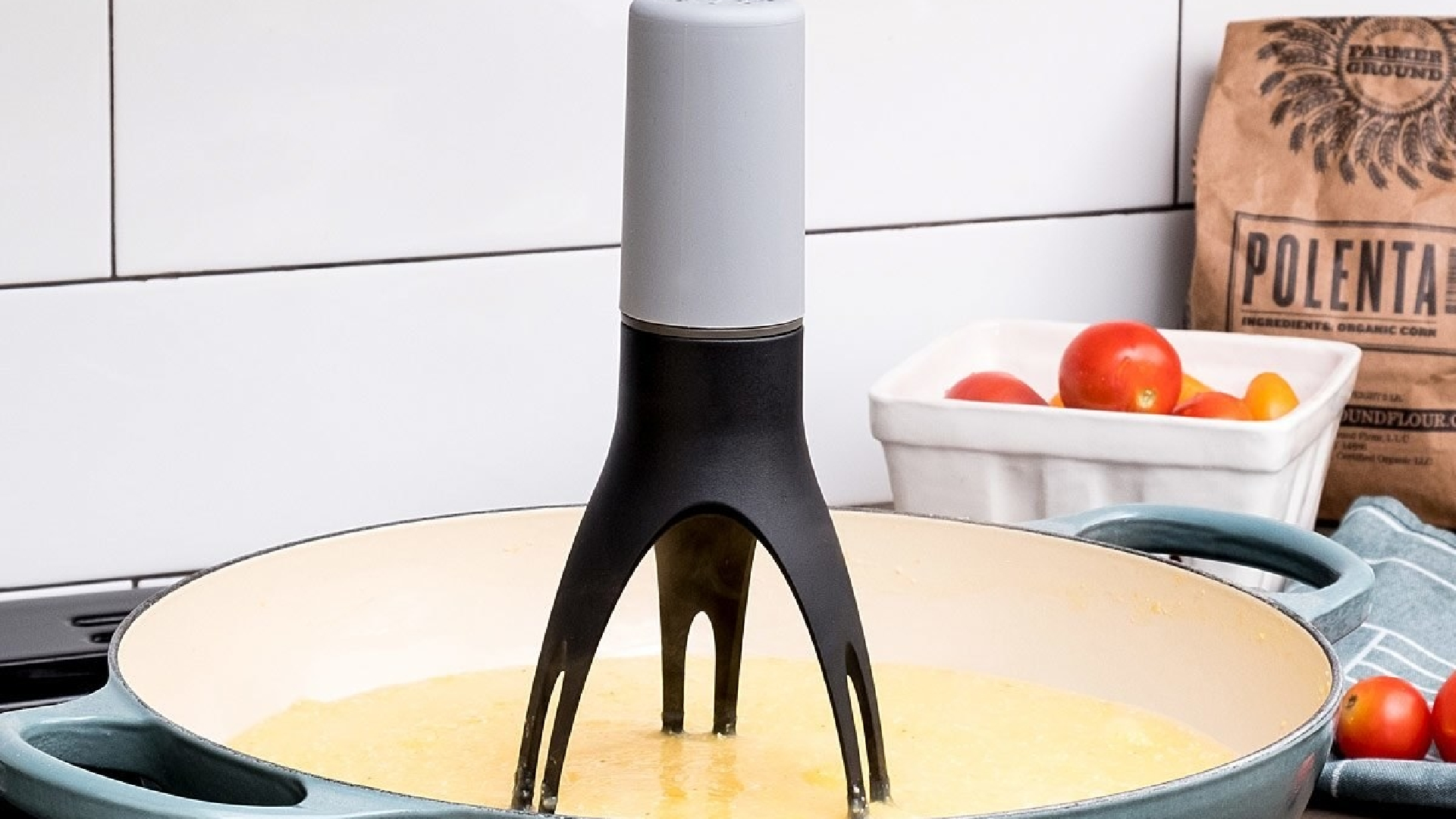 Automatic Hands Free Kitchen Utensil Food Sauce Auto Stirrer B3