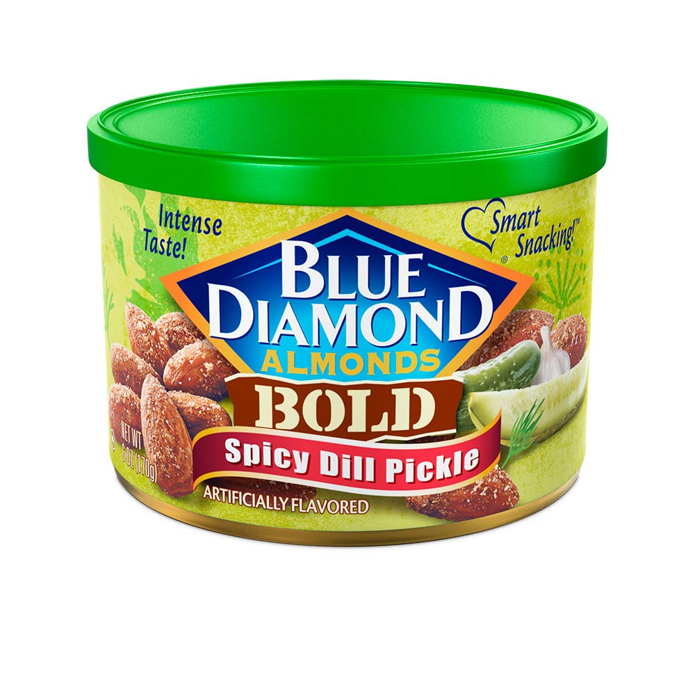 blue diamond spicy dill pickle almonds