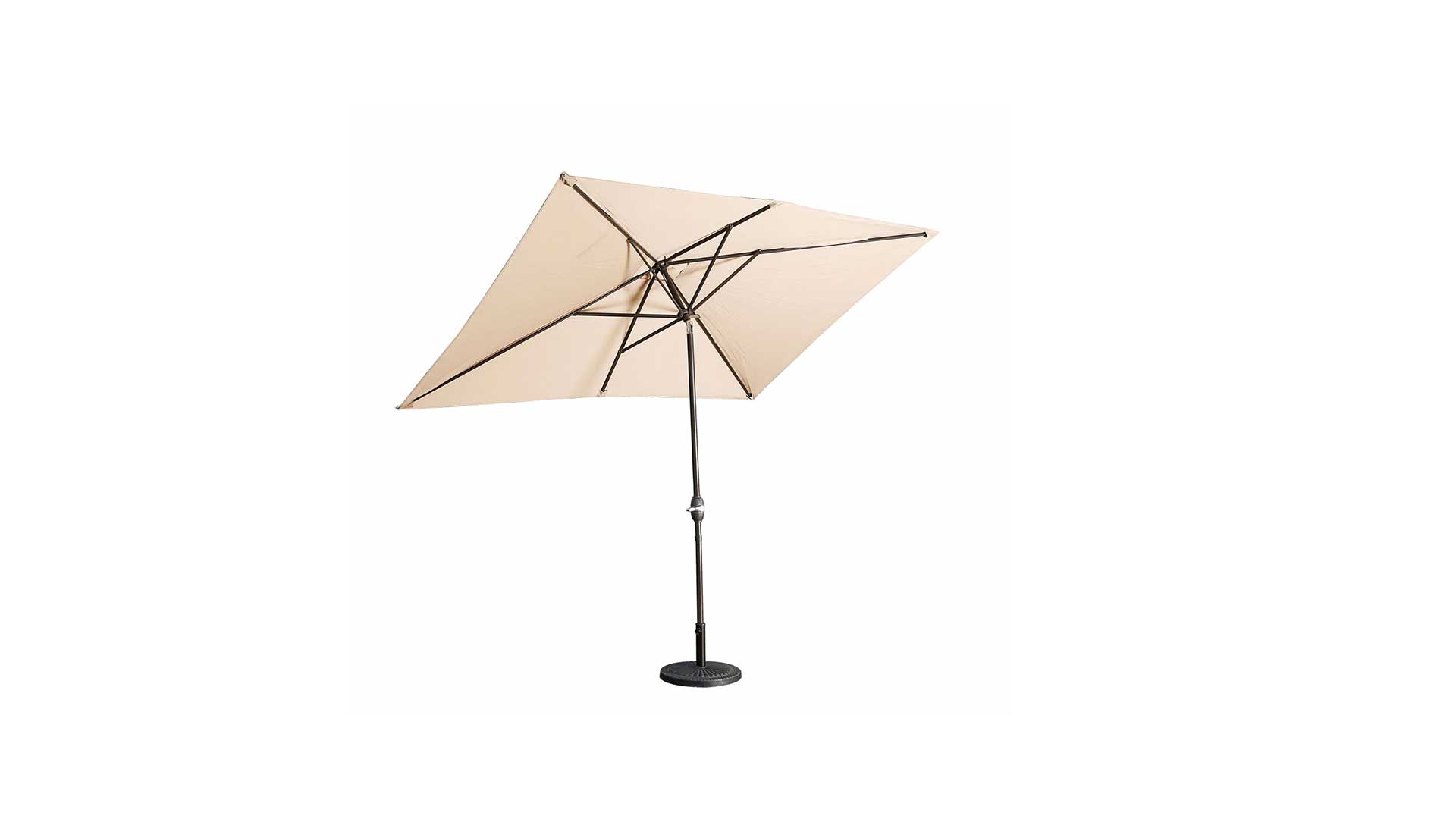 Aluminum Rectangular Market Patio Umbrella 