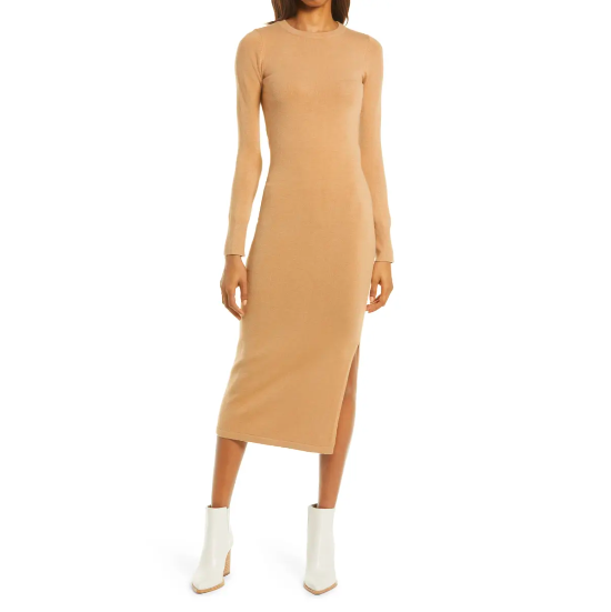French Connection Babysoft Mock Neck Sweater Dress