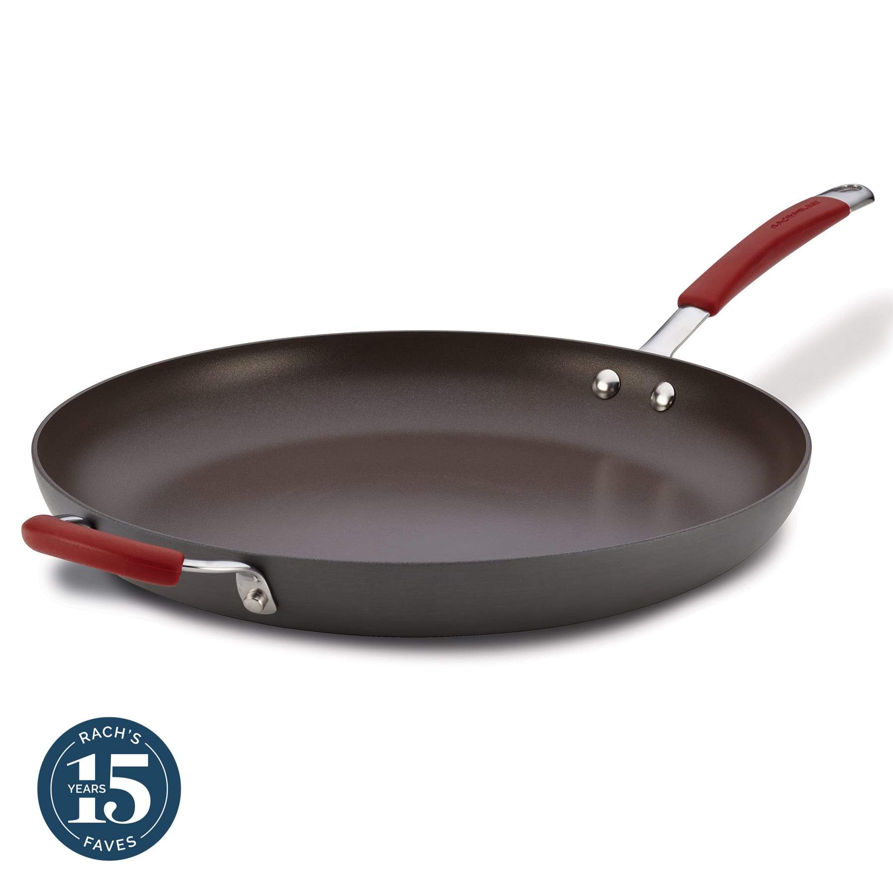 Rachael Ray 14-Inch Frying Pan with Helper Handle