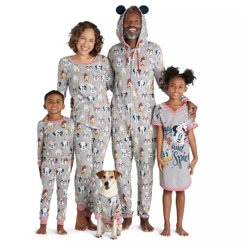 Mickey Mouse and Friends Holiday One-Piece Pajama