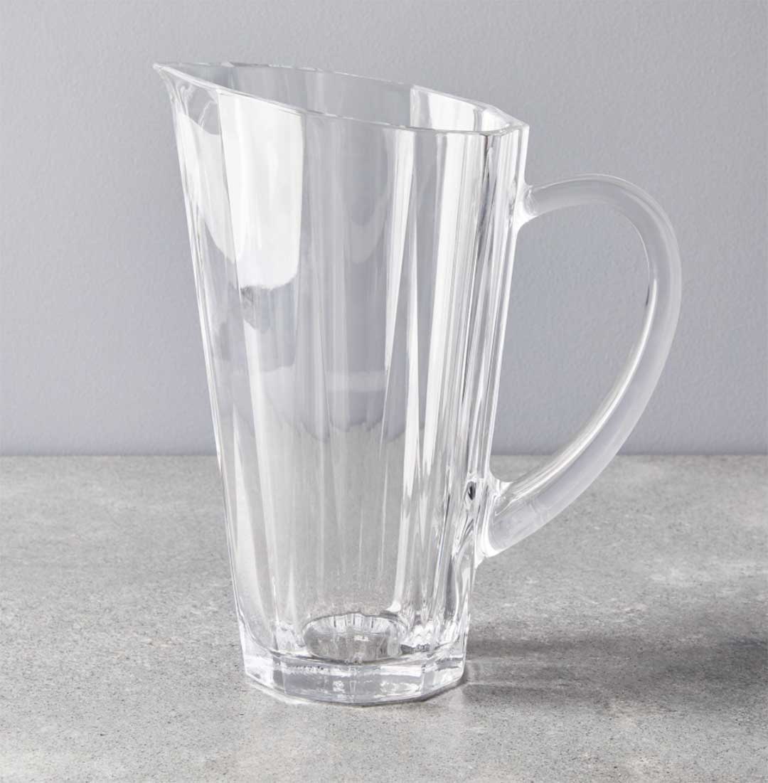 Food52 Faceted Crystal Pitcher