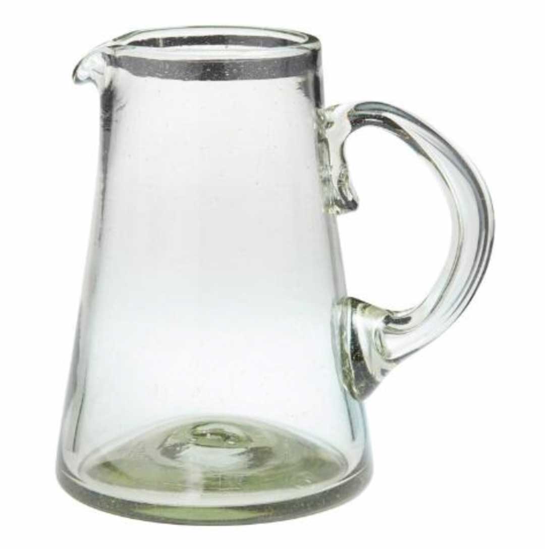 World Market Recycled Glass Pitcher