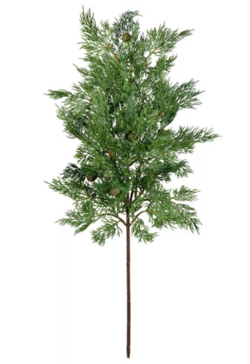 Vickerman 26.5" Green Stovall Cedar Pine Artificial Christmas Spray