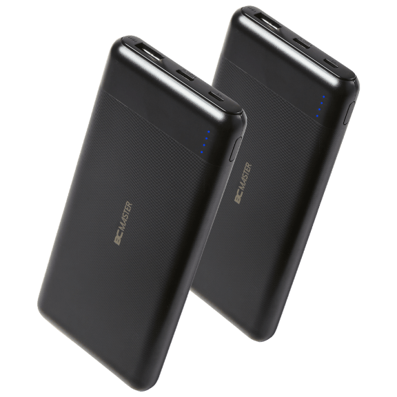 2-Pack of BCMaster Portable Chargers with Quick Charge