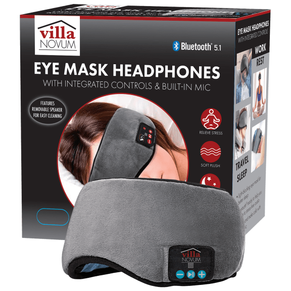Villa Novum Sleep Mask with Built-In Bluetooth Speakers