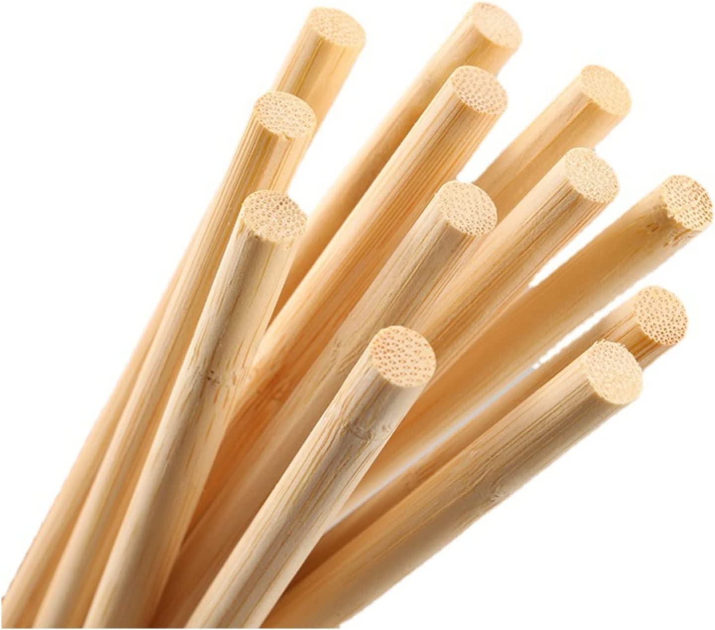 25PCS Dowel Rods Wood Sticks Wooden Dowel Rods