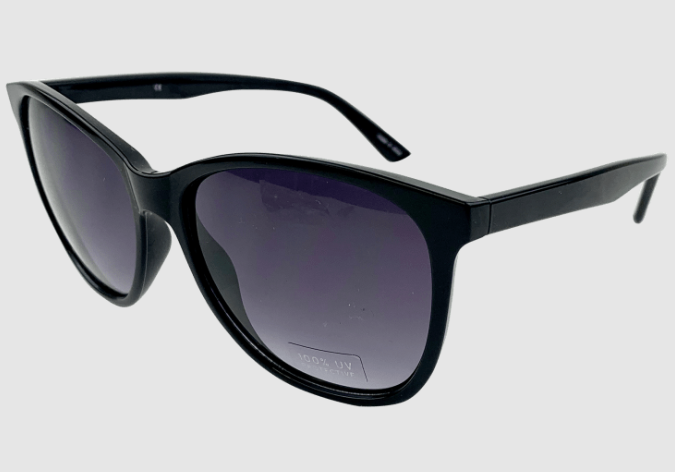 Ann Taylor Women's All Black Round Frame Sunglasses