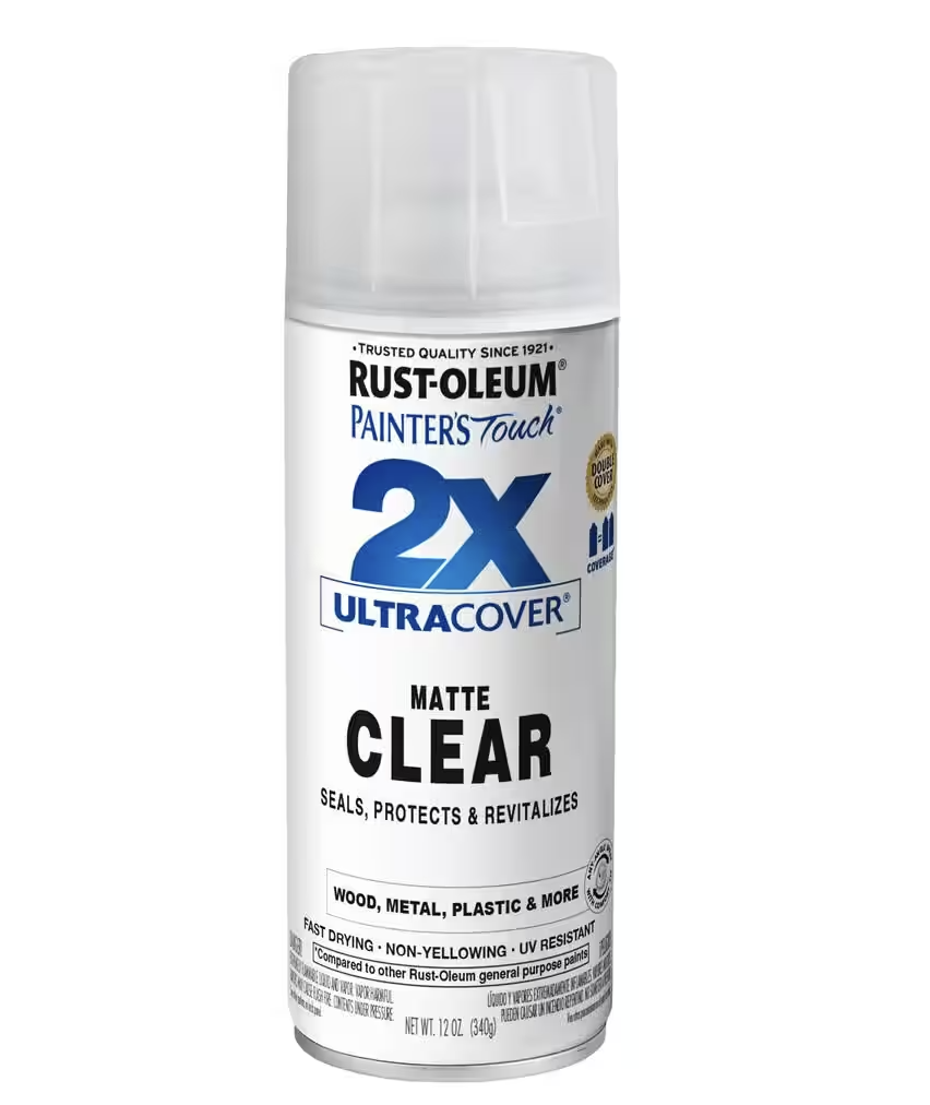 Rust-Oleum Painter's Touch 2X 12 oz. Matte Clear General Purpose Spray Paint