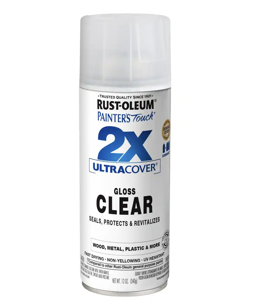 Rust-Oleum Painter's Touch 2X 12 oz. Gloss Clear General Purpose Spray Paint