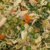 Chicken and Vegetable "Stoup" with Herb and Butter Egg Noodles