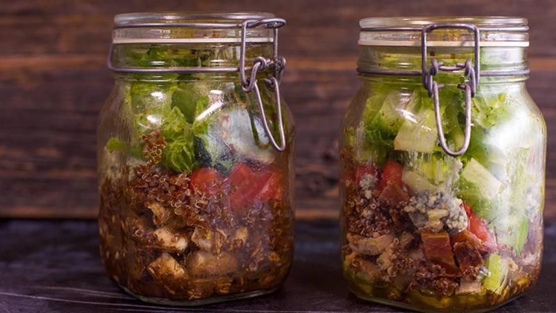 Cobb Salad in a Jar Recipe