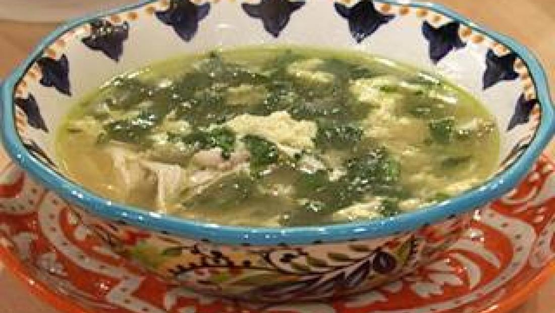 Which Came First Chicken And Egg Drop Soup With Rice Rachael Ray Show