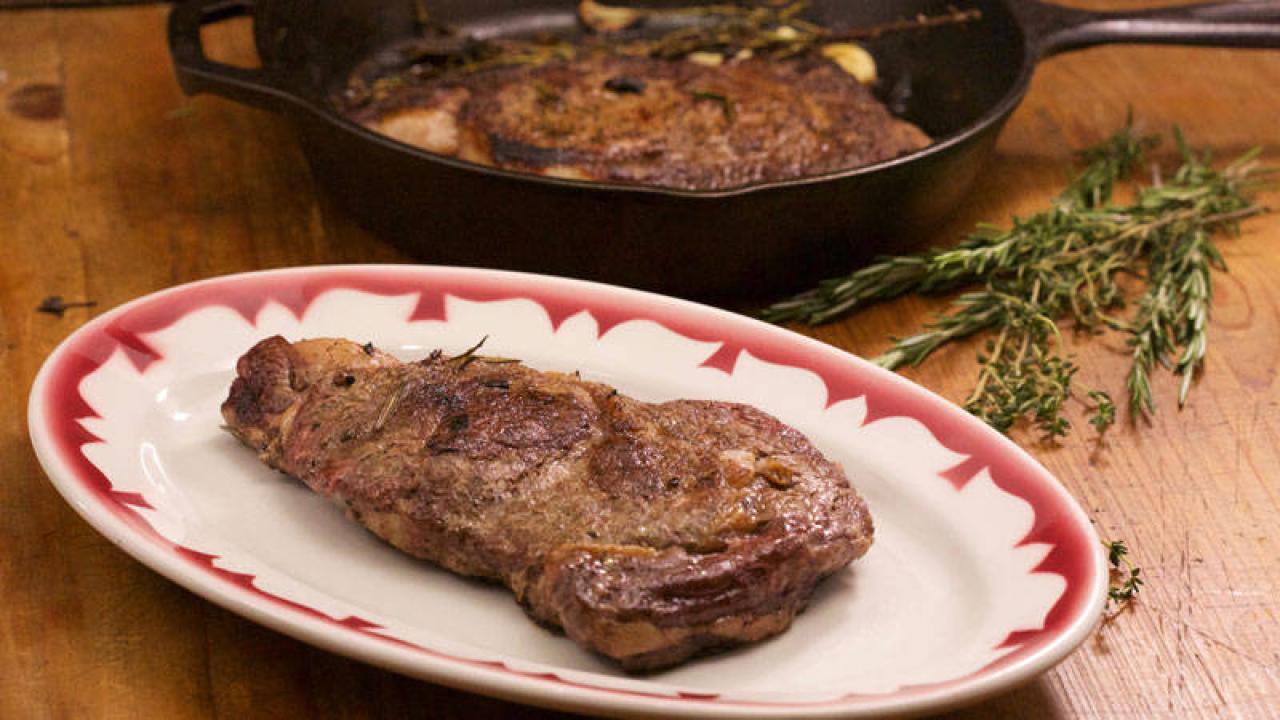 Curtis Stone's Butter-Basted Pan-Seared Ribeye Steak