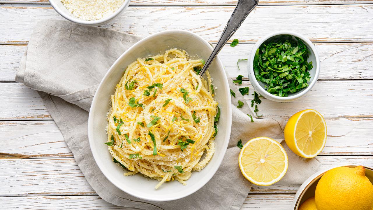 Lemon Butter Pasta Recipe | Recipe - Rachael Ray Show