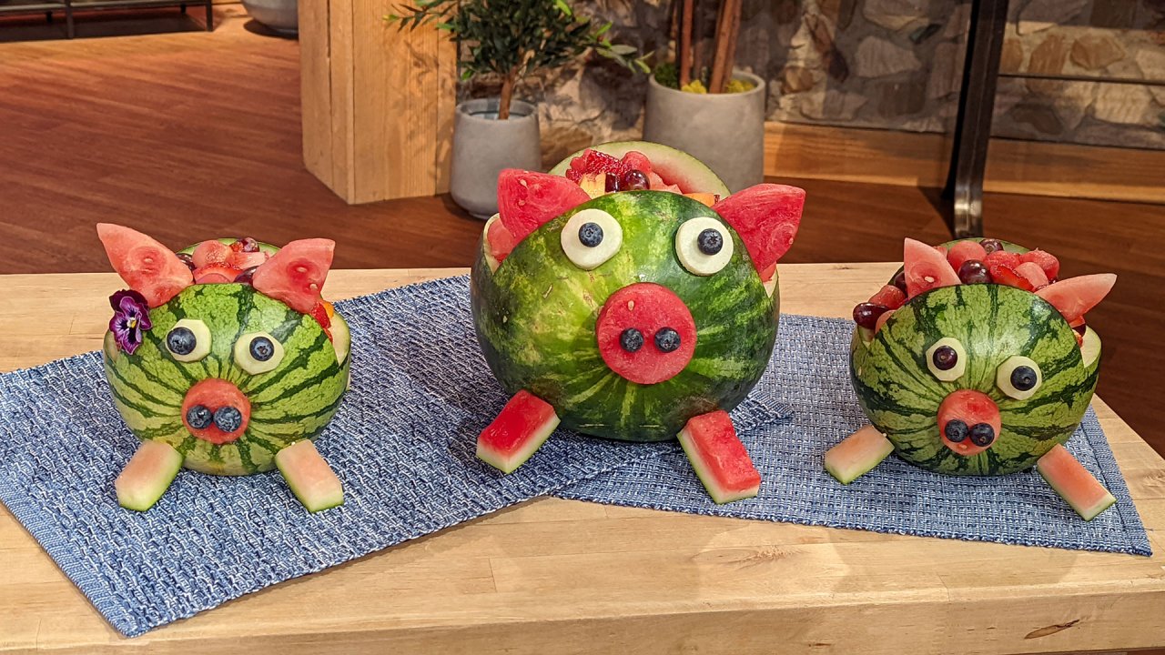 12 Awesomely Creative Ways to Make Edible Watermelon Art Rachael Ray Show