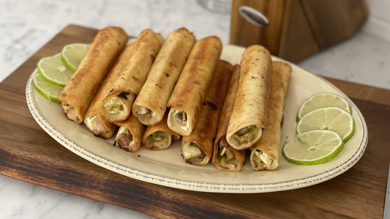 How to Make Chicken, Cheddar and Bacon Taquitos Rachael Ray Show