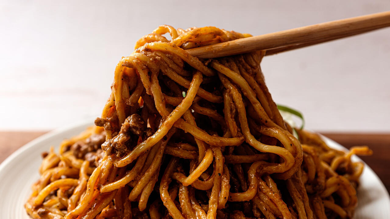 Pork Loin and Black Bean Udon or Buckwheat Noodles MYOTO Rachael Ray Recipe