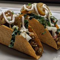chile verde tacos