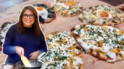 BLD Flatbread Pizzas, 3 Ways with Eggs | Rachael Ray