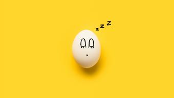 egg sleep emoji