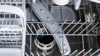open empty dishwasher