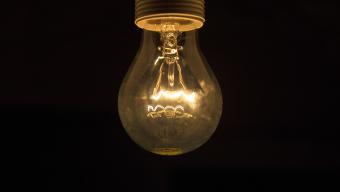 Amber Light Bulb