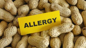 peanut allergy concept photo