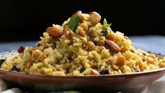 Rice Pilaf with Almonds