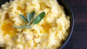 mashed potatoes with sage