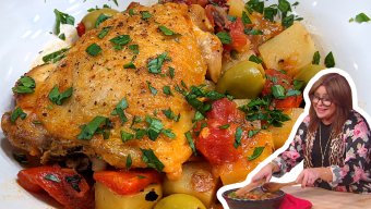 Spanish-Style Chicken Fricassee with Potatoes | Rachael Ray