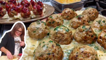 Rach’s Turkey-Cornbread Meatballs