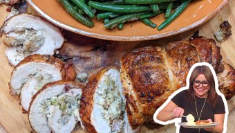 Turkey Breast Roulade with Simple Gravy | Rachael Ray