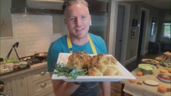 Whole Roasted Cauliflower with Mushroom Gravy | Spike Mendelsohn