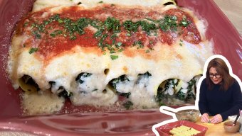 Cannelloni with Chicken and Spinach | Rachael Ray