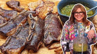 Caper Chimichurri with Mixed Grill | Rachael Ray