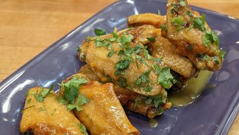 Island Wings with Sweet & Spicy Pineapple Sauce     