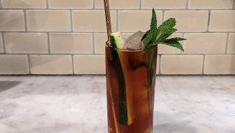 My Pimm's Cup Overfloweth Cocktail