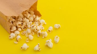 paper bag popcorn