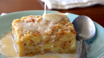 Bread Pudding with Whiskey Cream Sauce