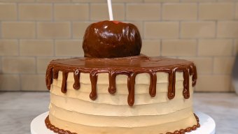 Caramel Apple Cake with Dulce de Leche Frosting