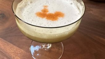 John's Seasonal Sour Cocktail with Applejack