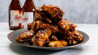 Fire-Grilled Jerk Wings with Passionfruit Chile Sauce