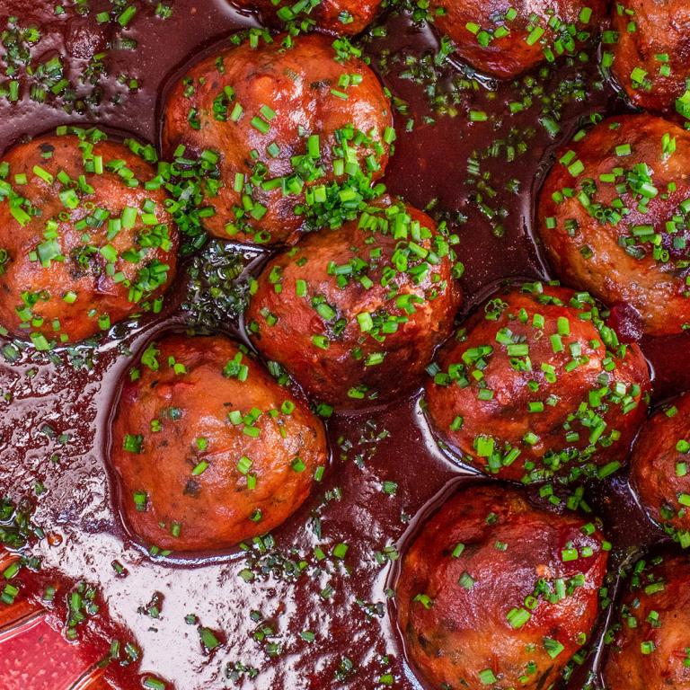 Turkey & Stuffing Christmas Meatballs