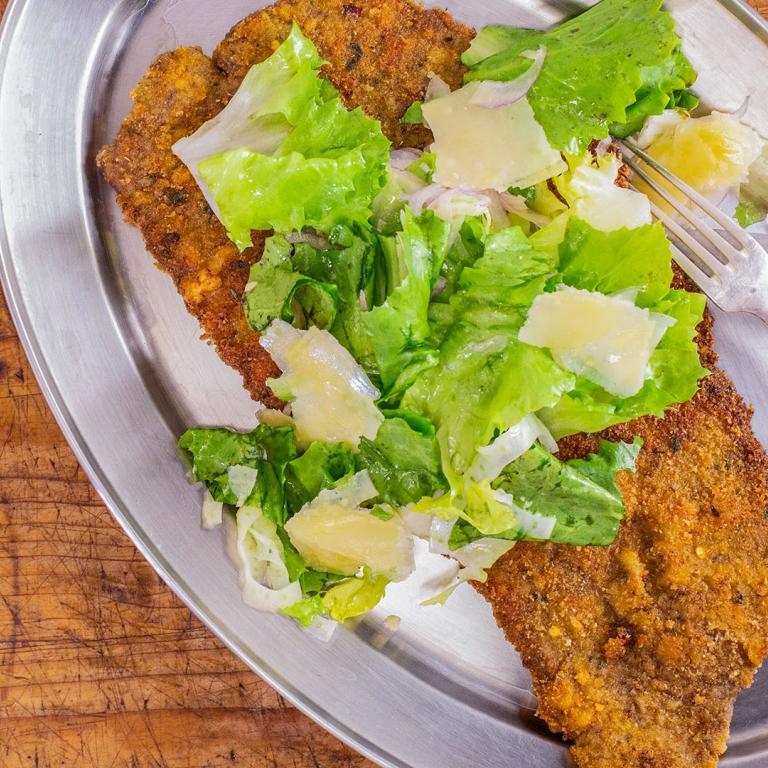 Rachael's Beef Milanese with Everything
