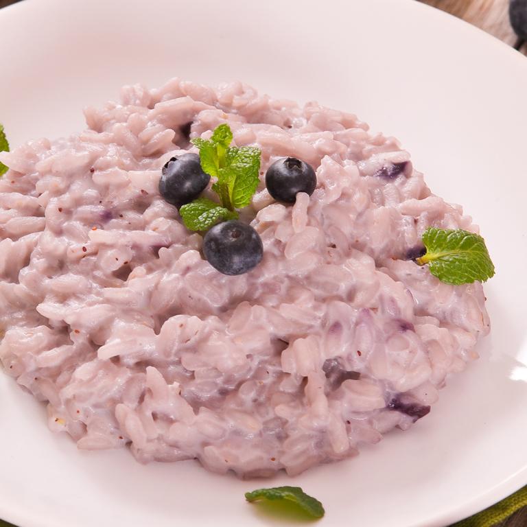 blueberry risotto