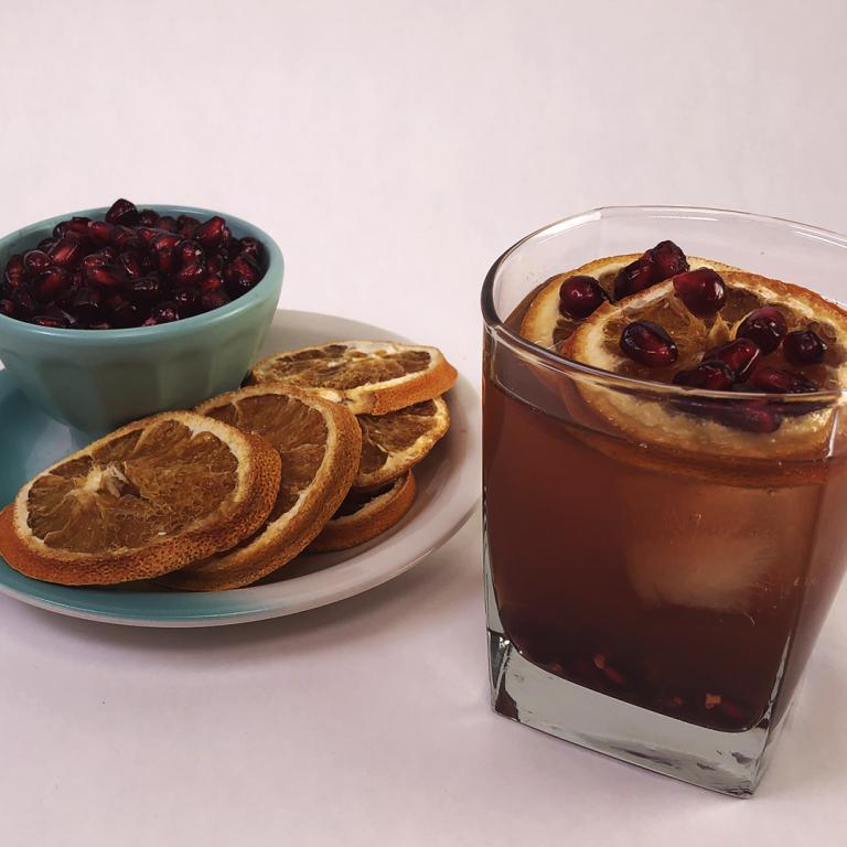 Kate Hudson's Pomegranate Sour Cocktail