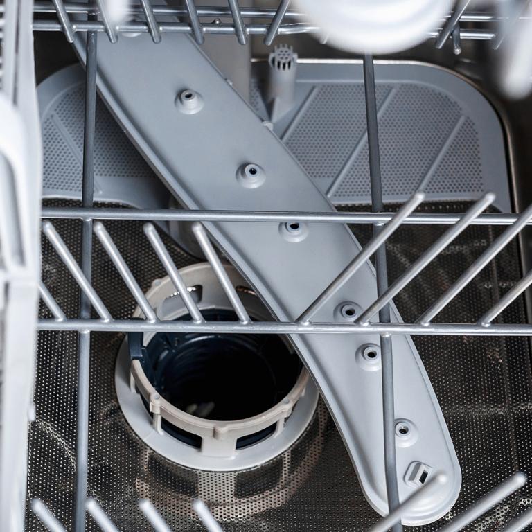 open empty dishwasher